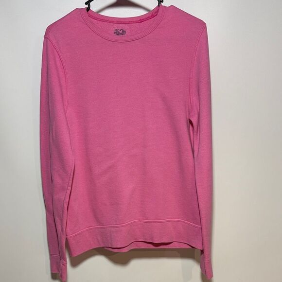 Fruit of the Loom Pink crewneck  Sweatshirt - Picture 1 of 7